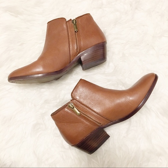 sam edelman petty ankle bootie deep saddle leather